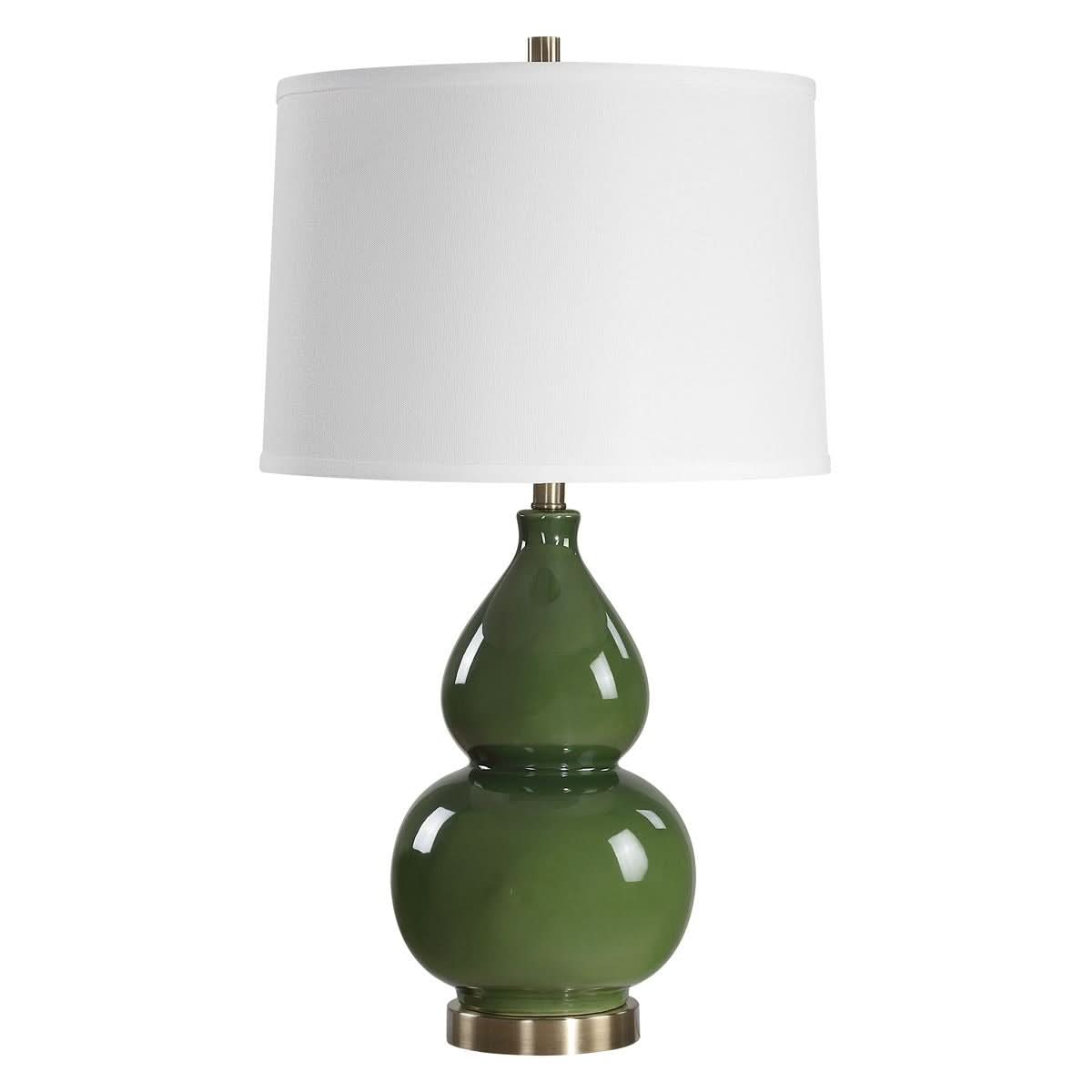 Keiichi Delaunay Table Lamp in Green   Nicholas John Interiors