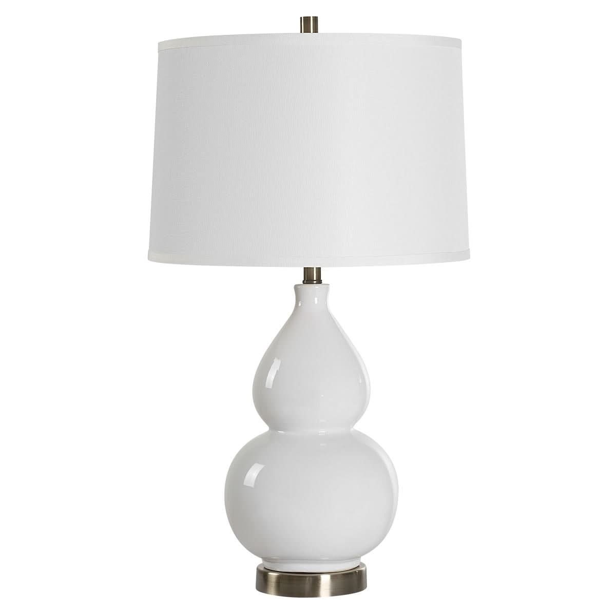Keiichi Delaunay Table Lamp in White   Nicholas John Interiors