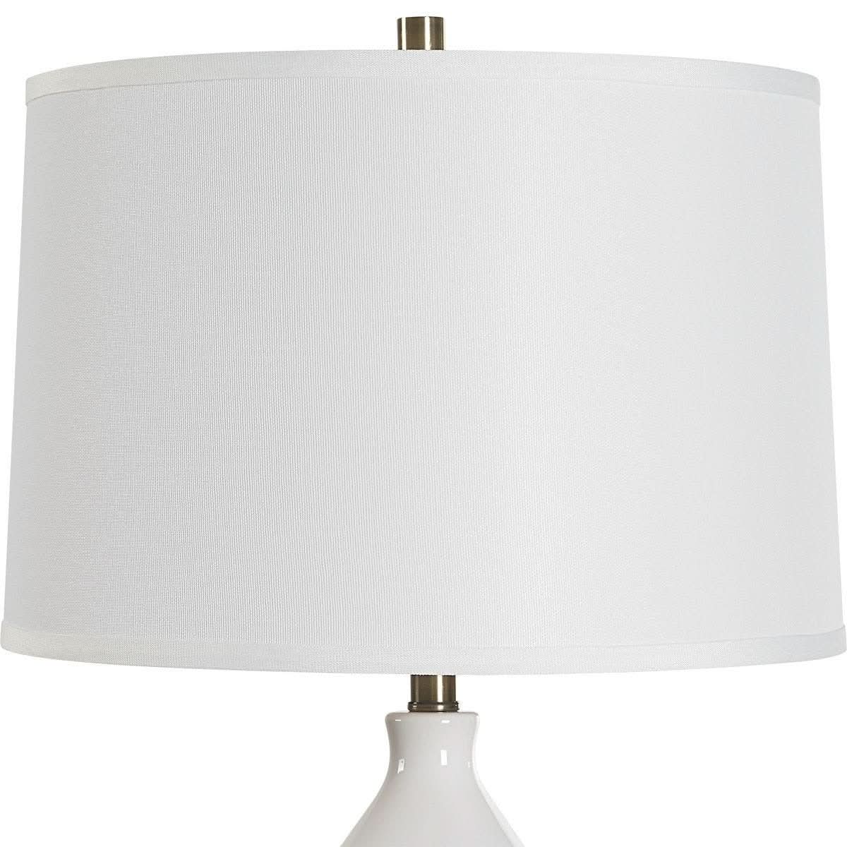 Keiichi Delaunay Table Lamp in White   Nicholas John Interiors