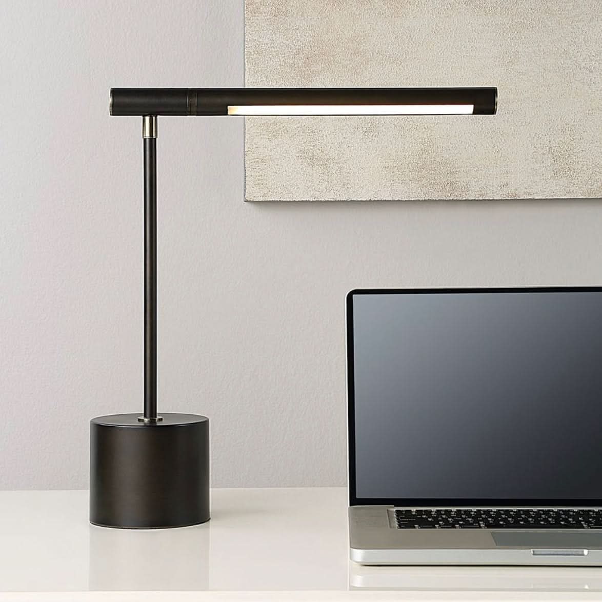 Keiichi Zara Desk Lamp in Bronze   Nicholas John Interiors