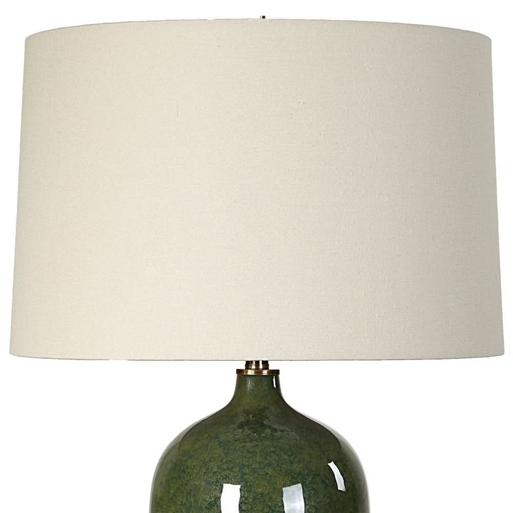Keiichi Savannah Table Lamp in Emerald Green   Nicholas John Interiors