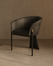 Tommy Franks Felipo Dining Chair - Set of 2 - Mustang Black   Nicholas John Interiors