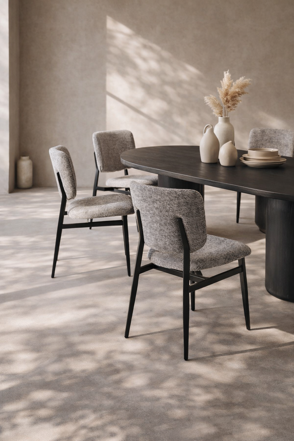 Fluttuare Dining Chair - Grey   Nicholas John Interiors
