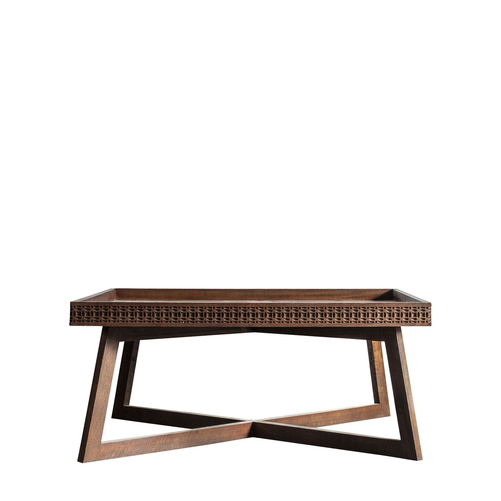 Bohara Retreat Square Coffee Table in Brown