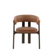 Bromley Dining Chair in Brown   Nicholas John Interiors