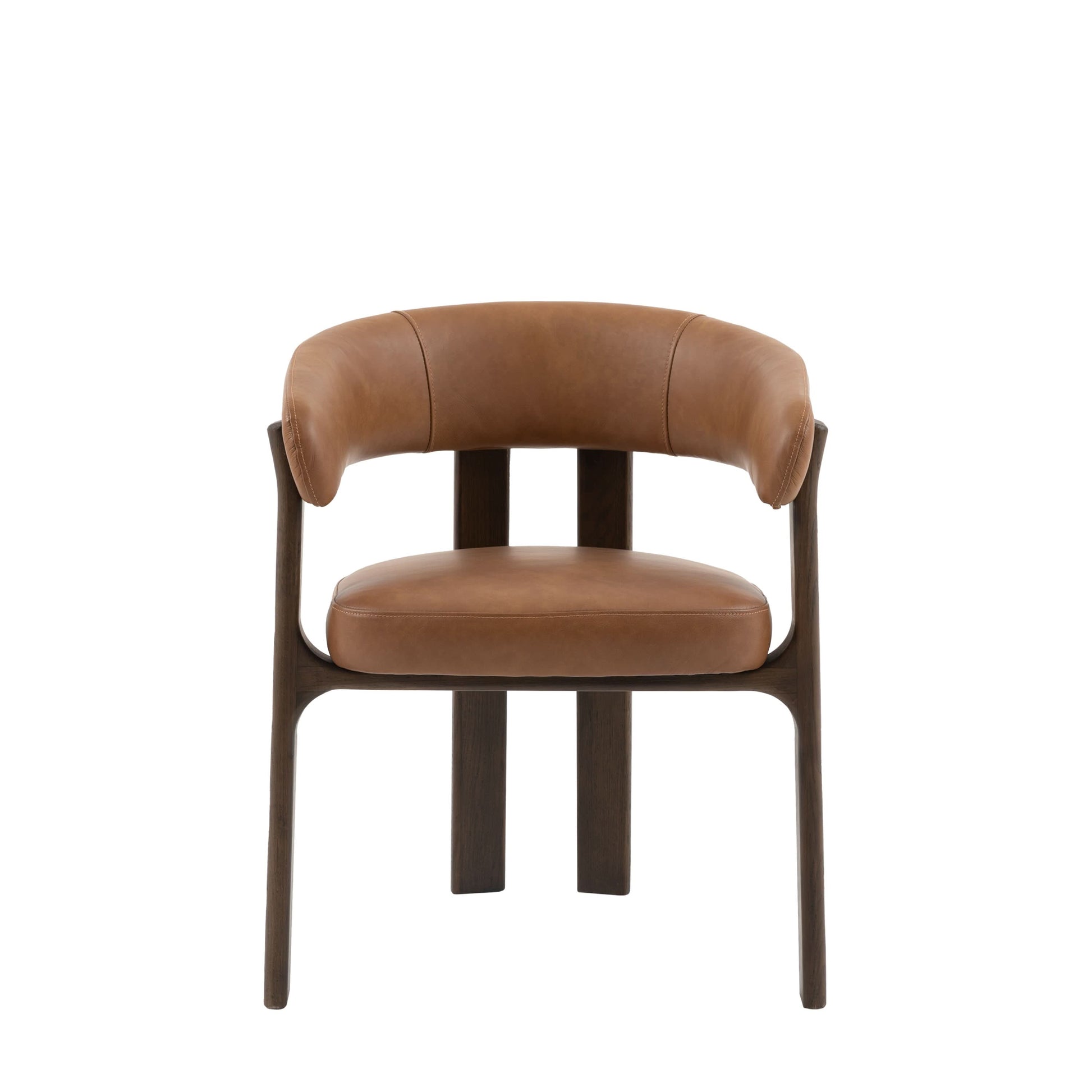 Bromley Dining Chair in Brown   Nicholas John Interiors