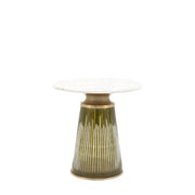 Savona Marble Top Side Table Dusk  Nicholas John Interiors
