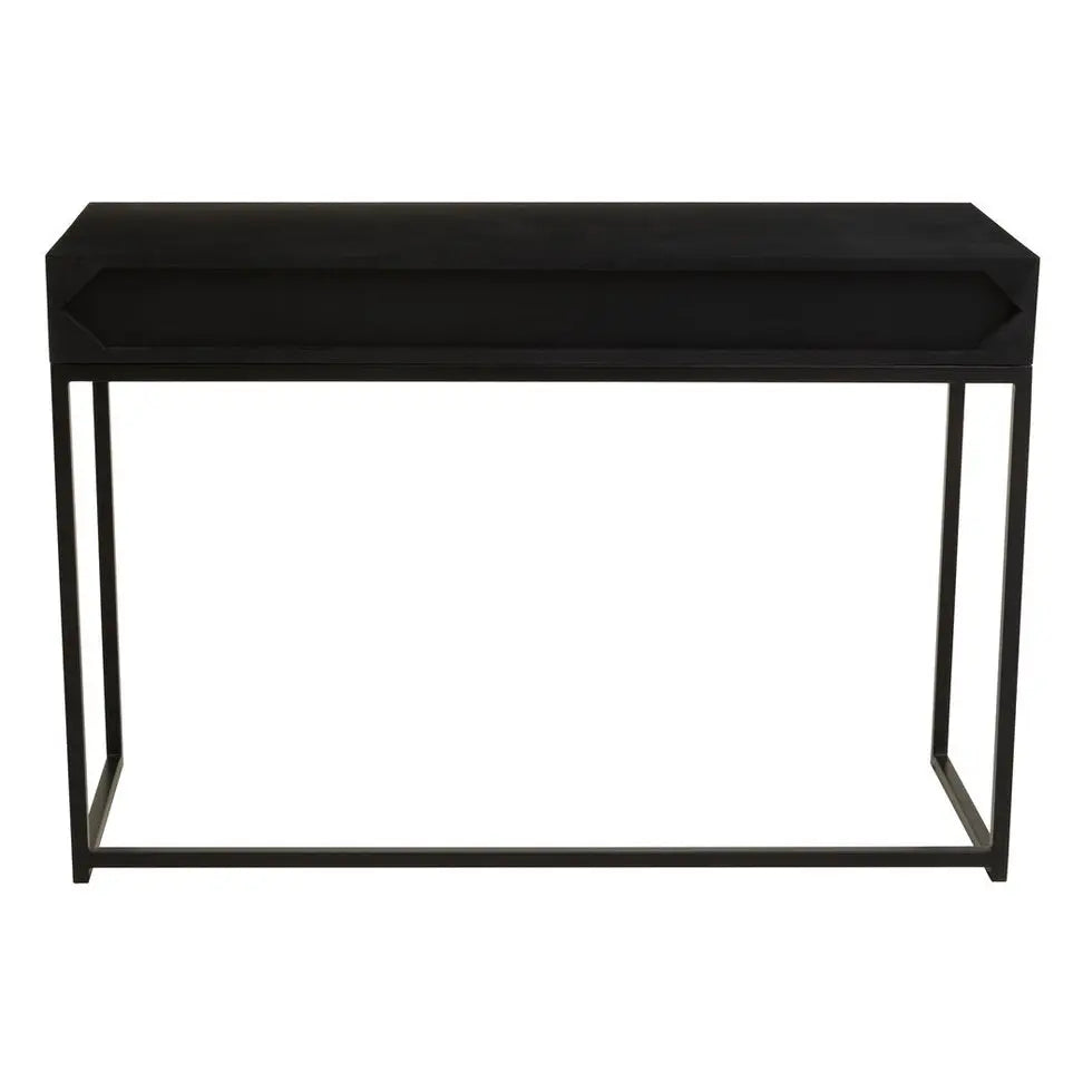 Fazion Bone Inlay Console Table with Two Drawers   Nicholas John Interiors