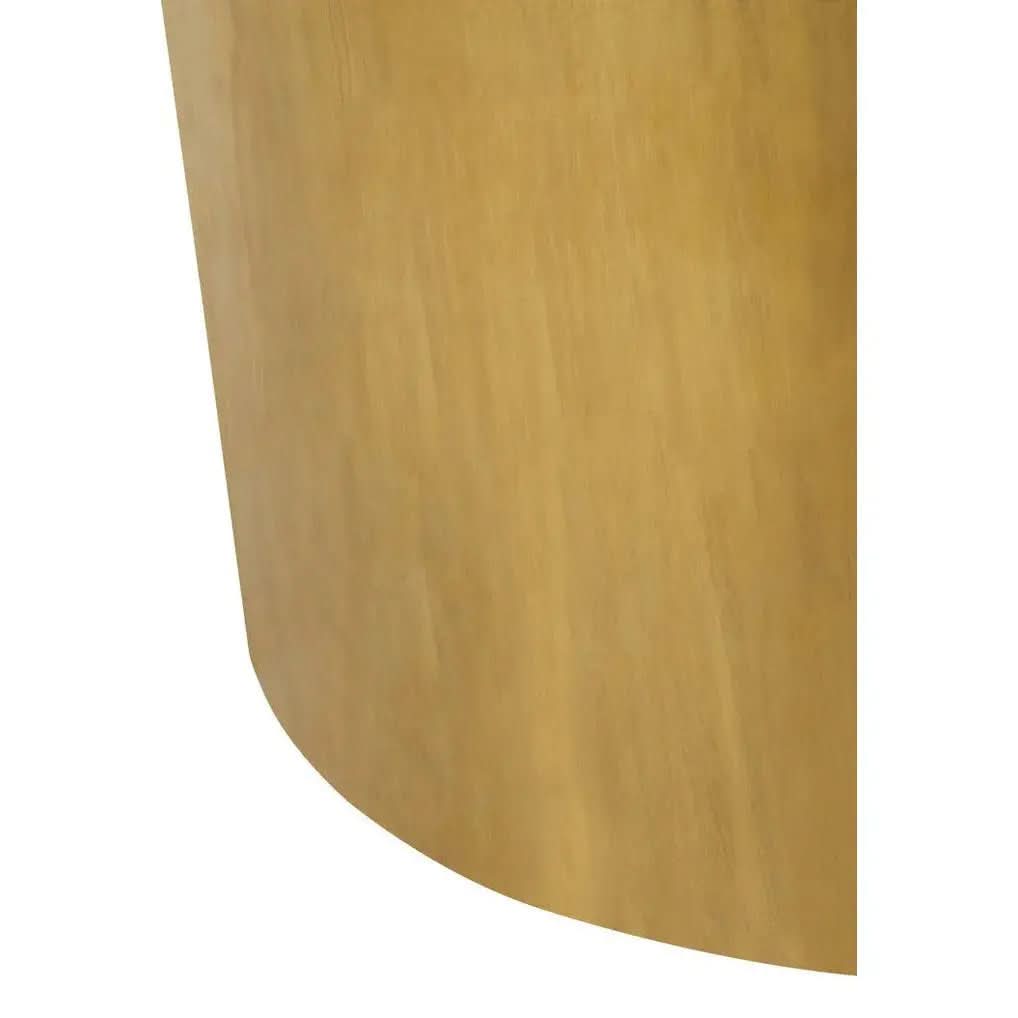 Fazion Round Bone Inlay Coffee Table With Gold Base   Nicholas John Interiors
