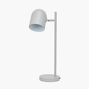 Finn Grey Metal Cloche Headed Table Lamp  Nicholas John Interiors