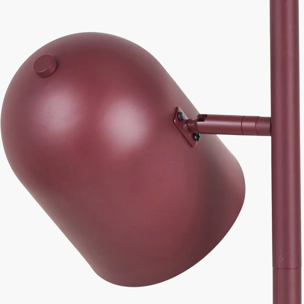 Finn Mulberry Metal Cloche Two Head Floor Lamp  Nicholas John Interiors