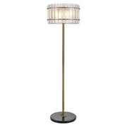 Floor lamp Feline brass antique   Nicholas John Interiors