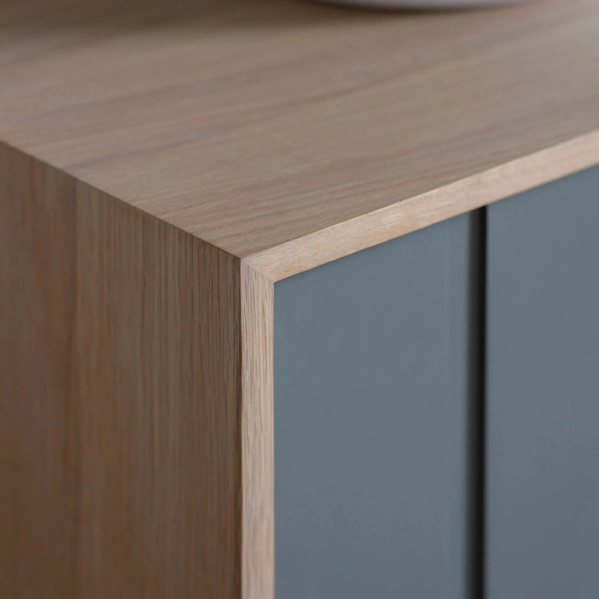 Fujira 3 Door Sideboard in Grey   Nicholas John Interiors