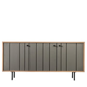 Fujira 3 Door Sideboard in Grey  Nicholas John Interiors