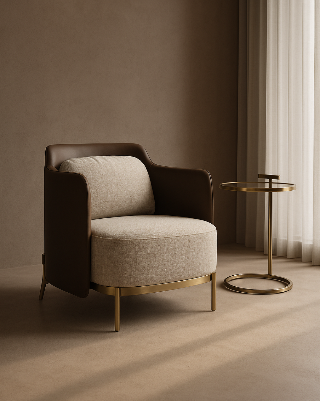 Tommy Franks Gemma Lounge Chair - Olive   Nicholas John Interiors