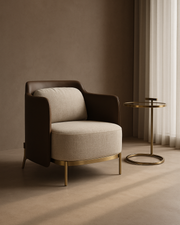 Tommy Franks Gemma Lounge Chair - Olive   Nicholas John Interiors