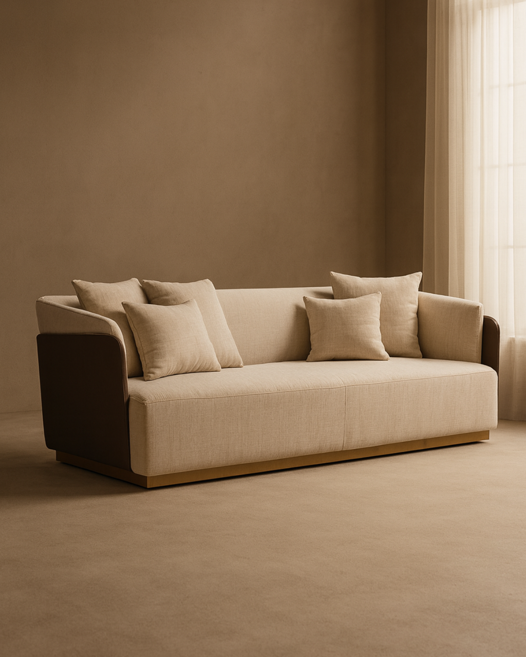 Tommy Franks Gemma 4-Seater Sofa - Olive   Nicholas John Interiors