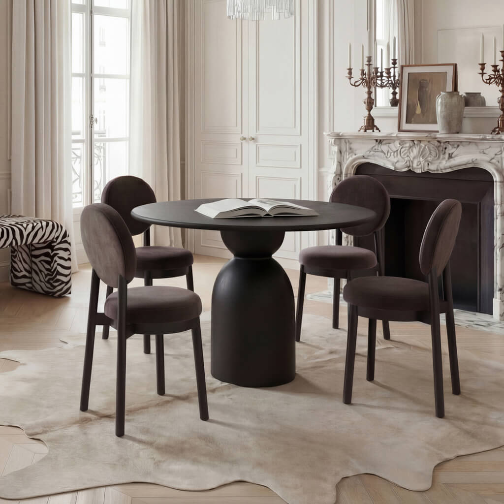 Ashford & Grey Gaia Black Dining Table