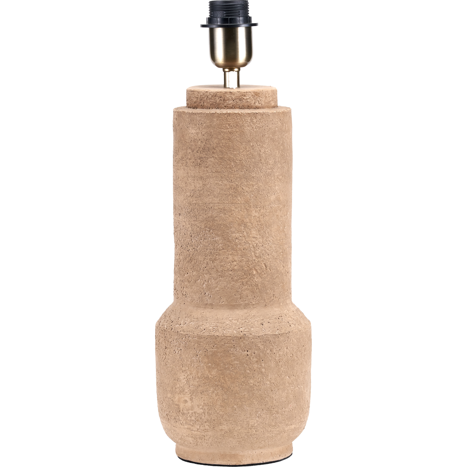 Gaiana Concrete Brown Stoneware Table Lamp Base  Nicholas John Interiors