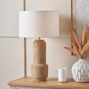 Gaiana Concrete Brown Stoneware Table Lamp Base  Nicholas John Interiors
