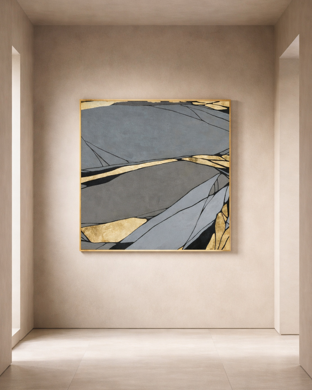 Tommy Franks Gold Spectrum Wall Art   Nicholas John Interiors