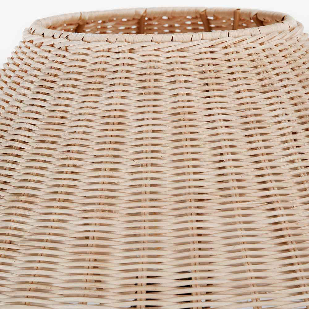 Hali Rattan Base and Shade Floor Lamp  Nicholas John Interiors