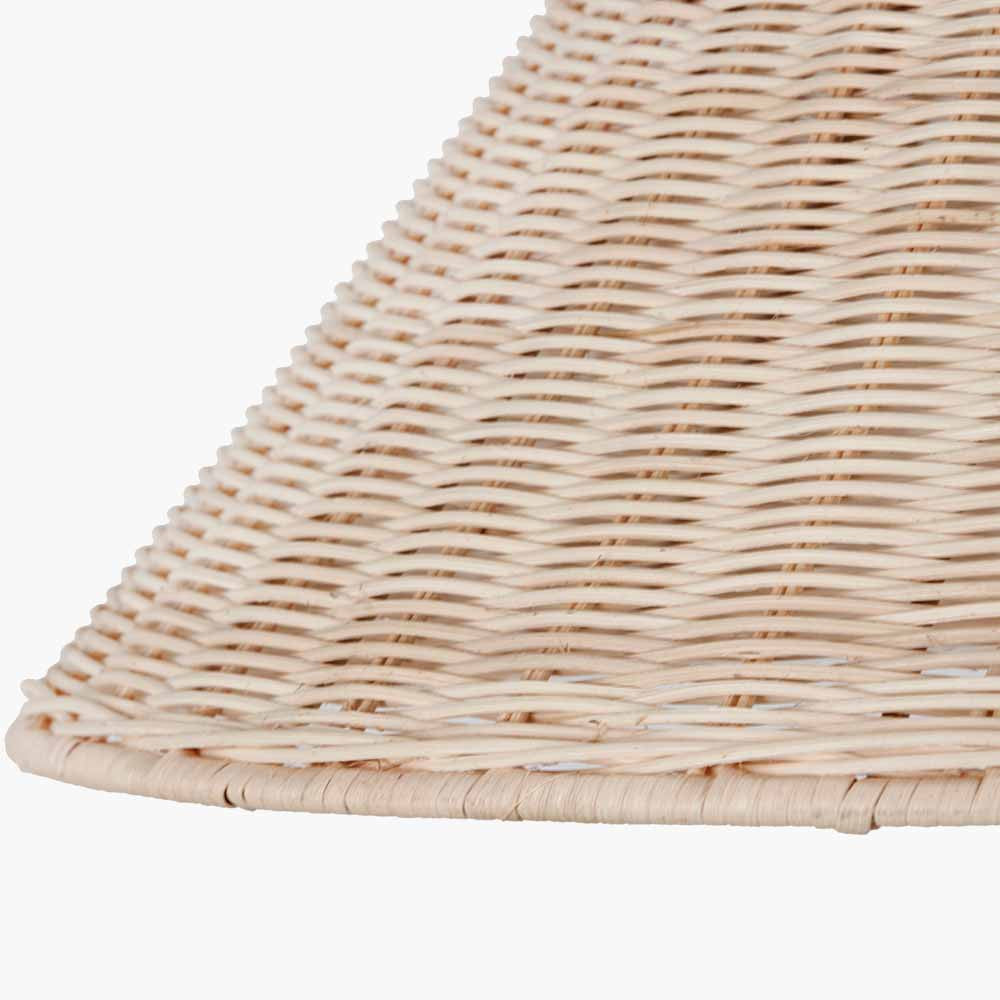 Hali Rattan Base and Shade Floor Lamp  Nicholas John Interiors