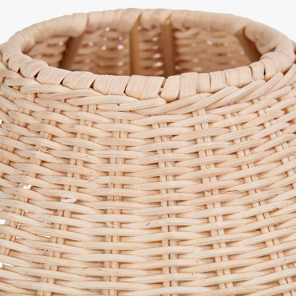 Hali Rattan Base and Shade Table Lamp  Nicholas John Interiors