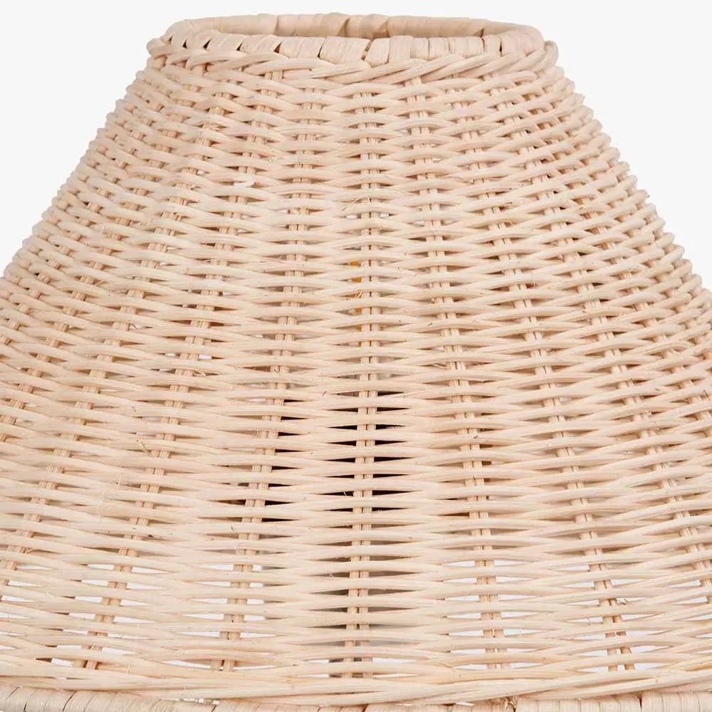 Hali Rattan Base and Shade Table Lamp  Nicholas John Interiors