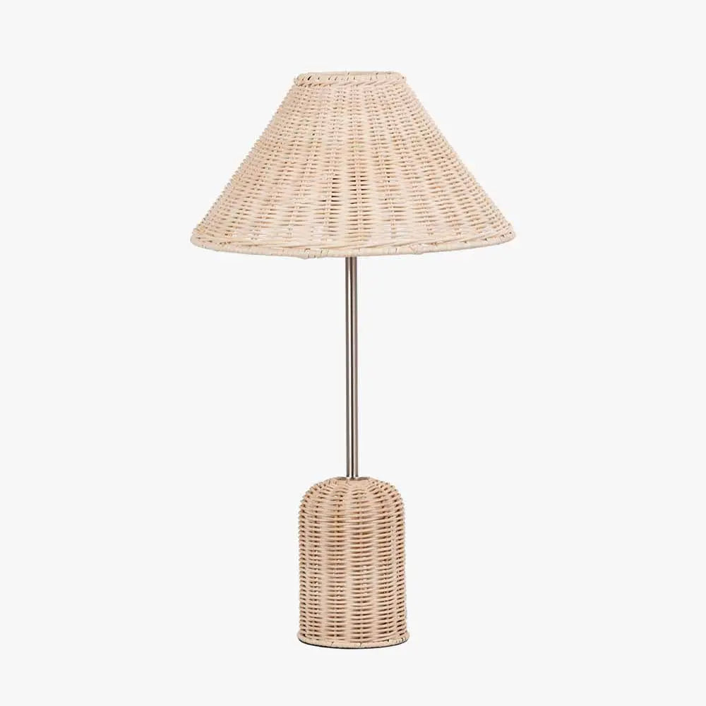 Hali Rattan Base and Shade Table Lamp  Nicholas John Interiors