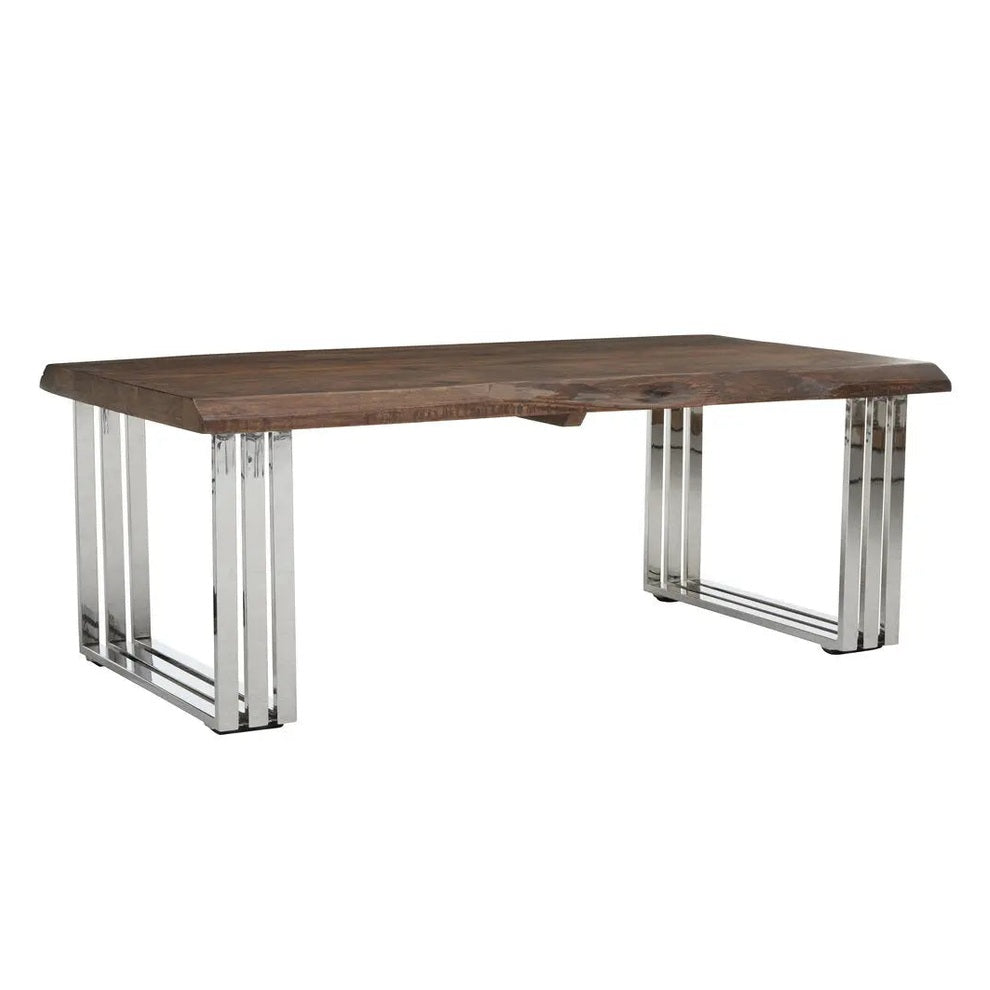 Halstead Natural And Silver Coffee Table   Nicholas John Interiors
