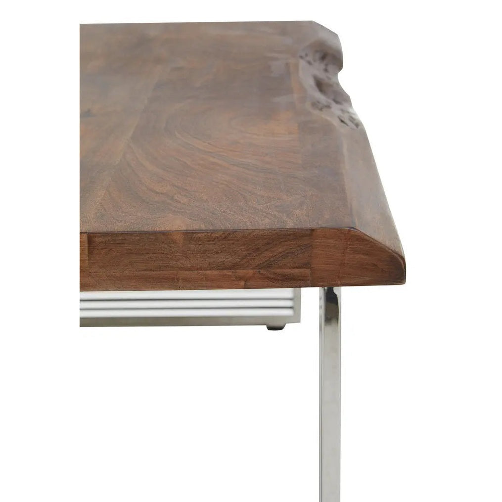 Halstead Natural And Silver Coffee Table   Nicholas John Interiors