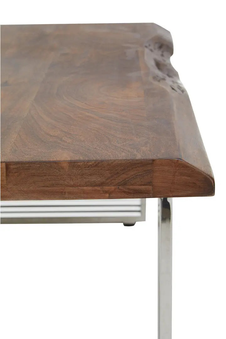 Halstead Natural And Silver Coffee Table   Nicholas John Interiors