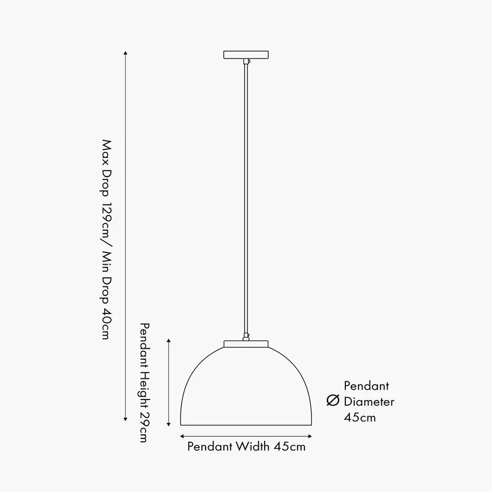 Harlem Antique Bronze Domed Metal Pendant   Nicholas John Interiors