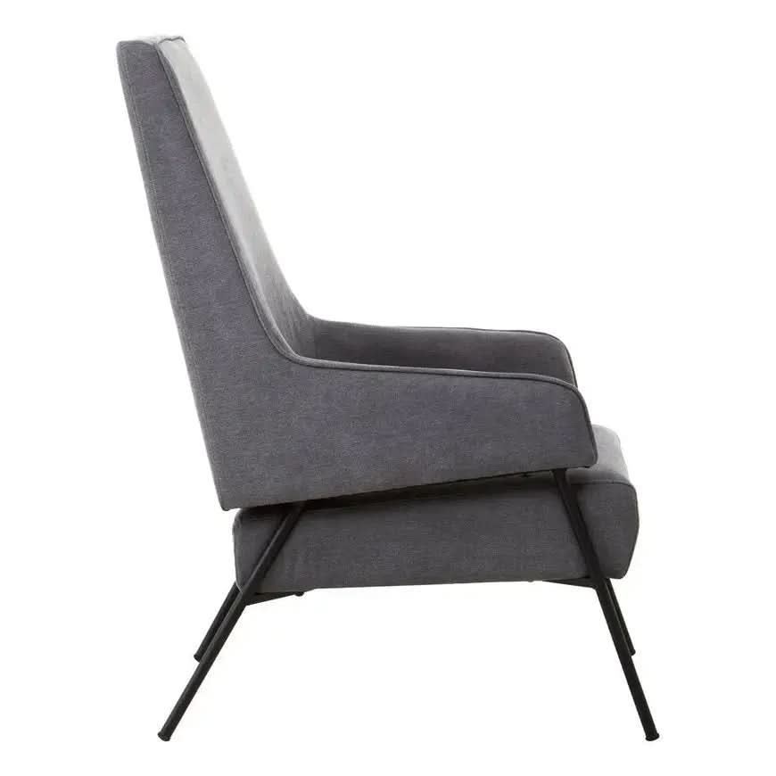 Havina Ash Velvet Chair   Nicholas John Interiors