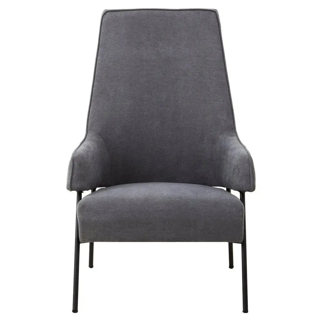Havina Ash Velvet Chair   Nicholas John Interiors