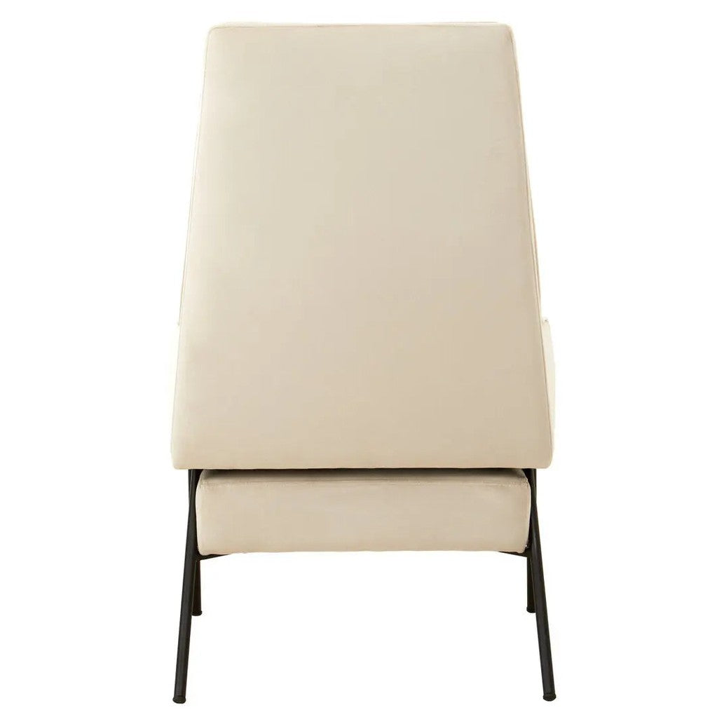 Havina Cream Velvet Chair   Nicholas John Interiors