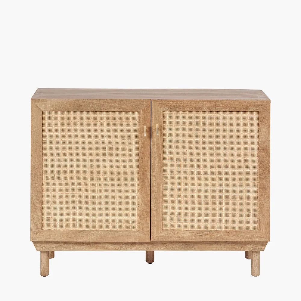 Henrik Natural Rattan 2 Door Cabinet   Nicholas John Interiors