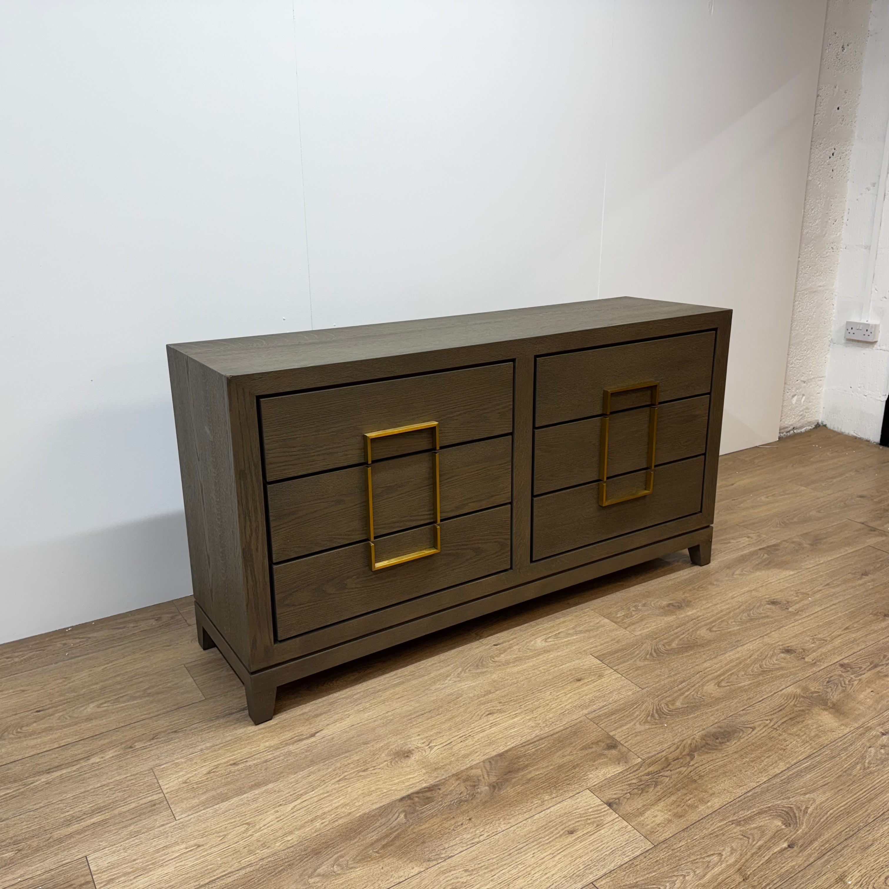 Berkeley Designs Lucca 6 Drawer Chest in Grey/Taupe - OUTLET