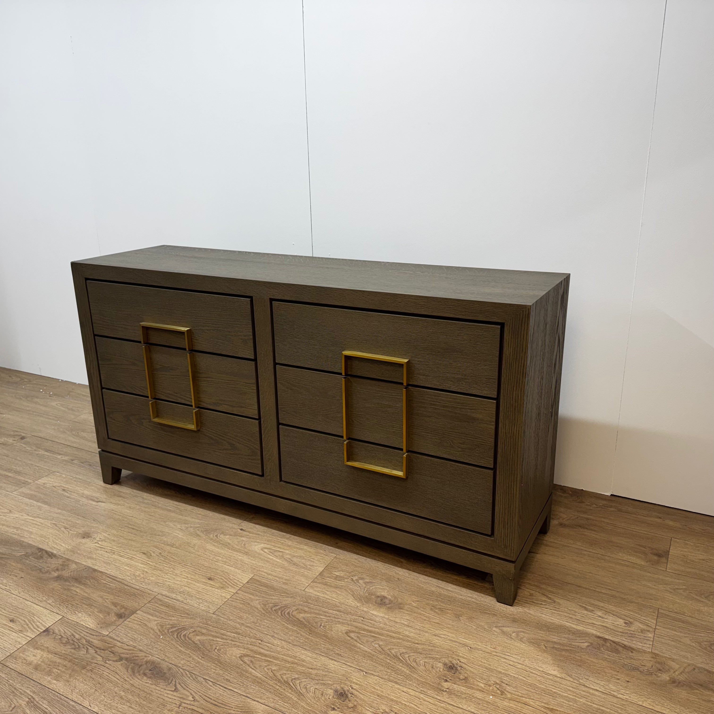 Berkeley Designs Lucca 6 Drawer Chest in Grey/Taupe - OUTLET