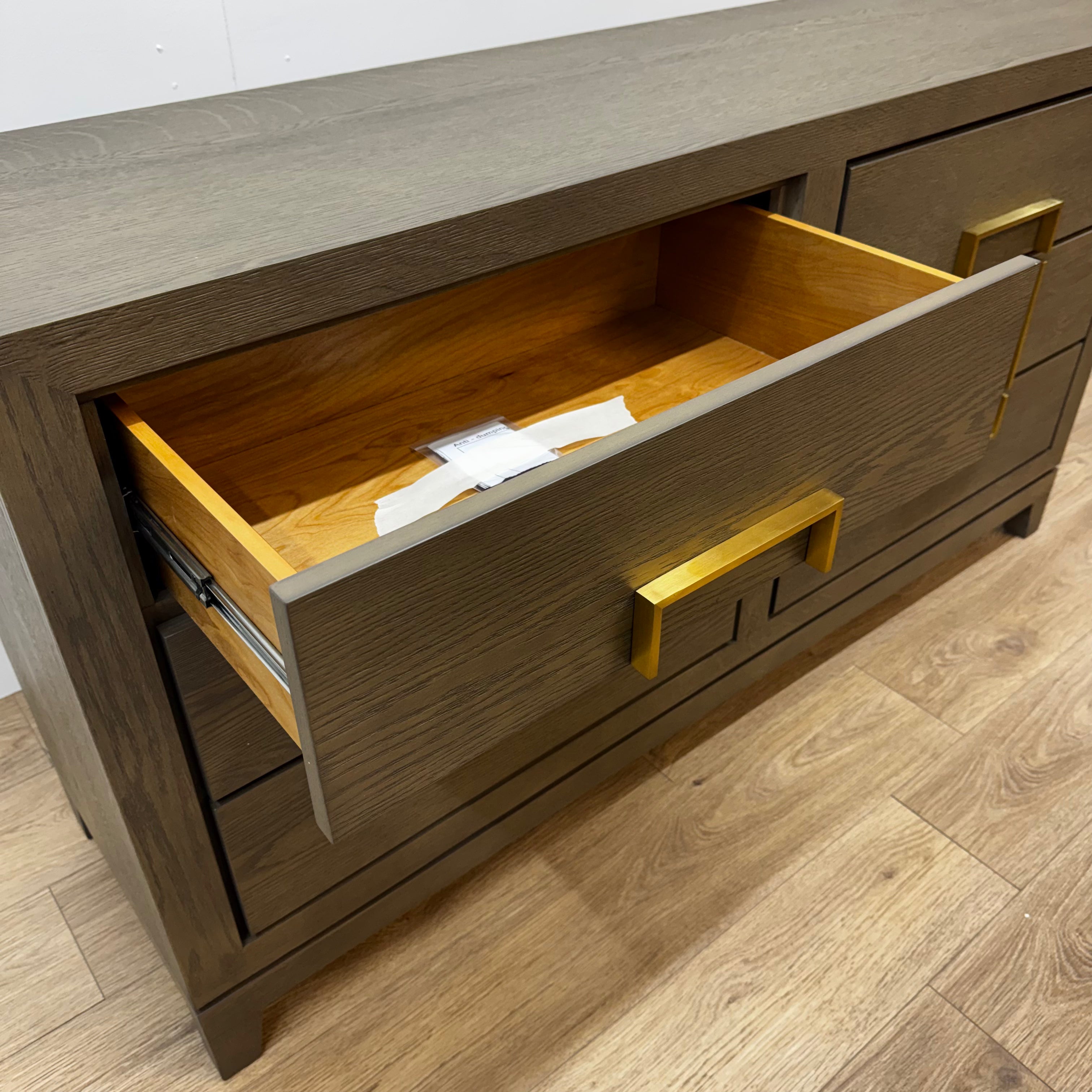 Berkeley Designs Lucca 6 Drawer Chest in Grey/Taupe - OUTLET