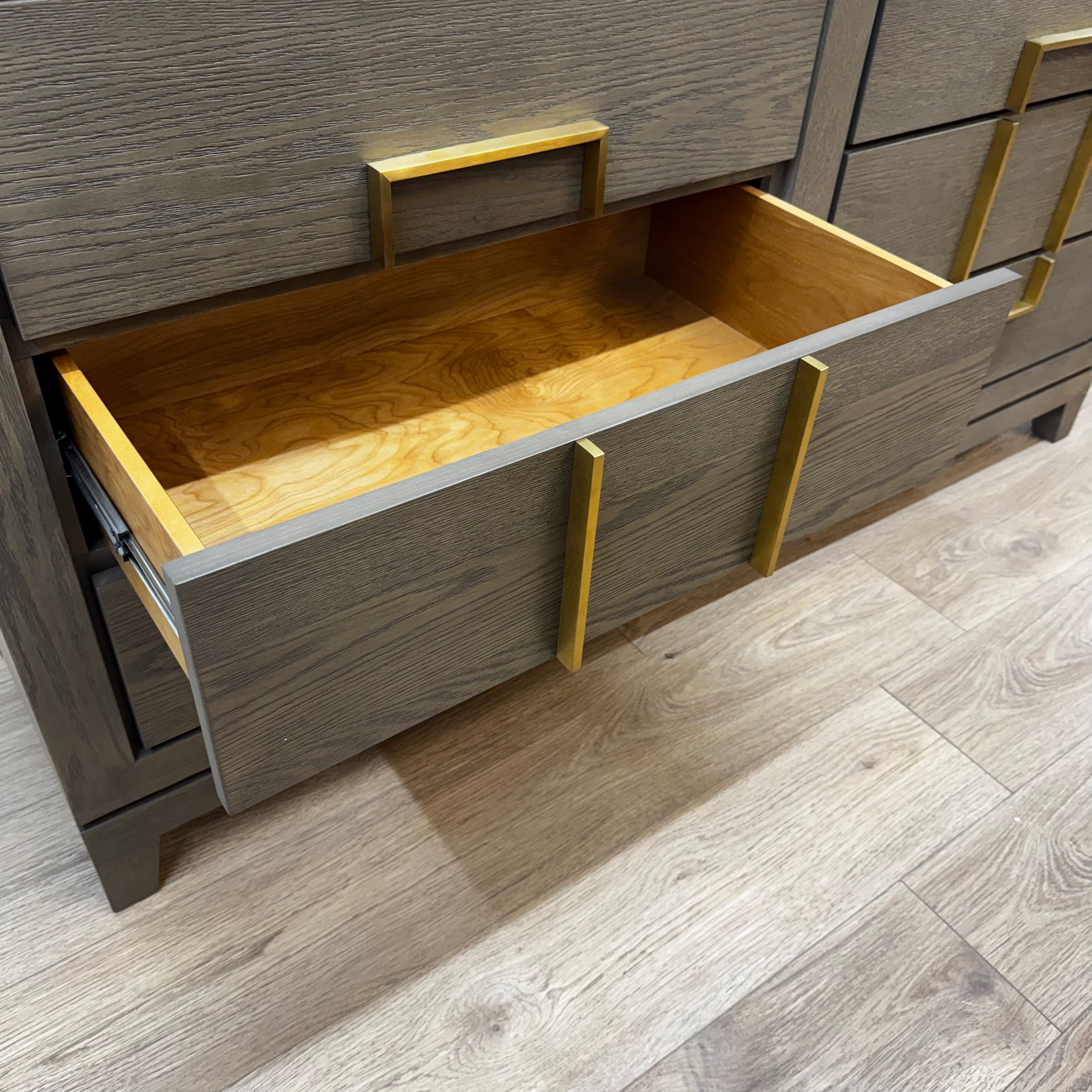 Berkeley Designs Lucca 6 Drawer Chest in Grey/Taupe - OUTLET