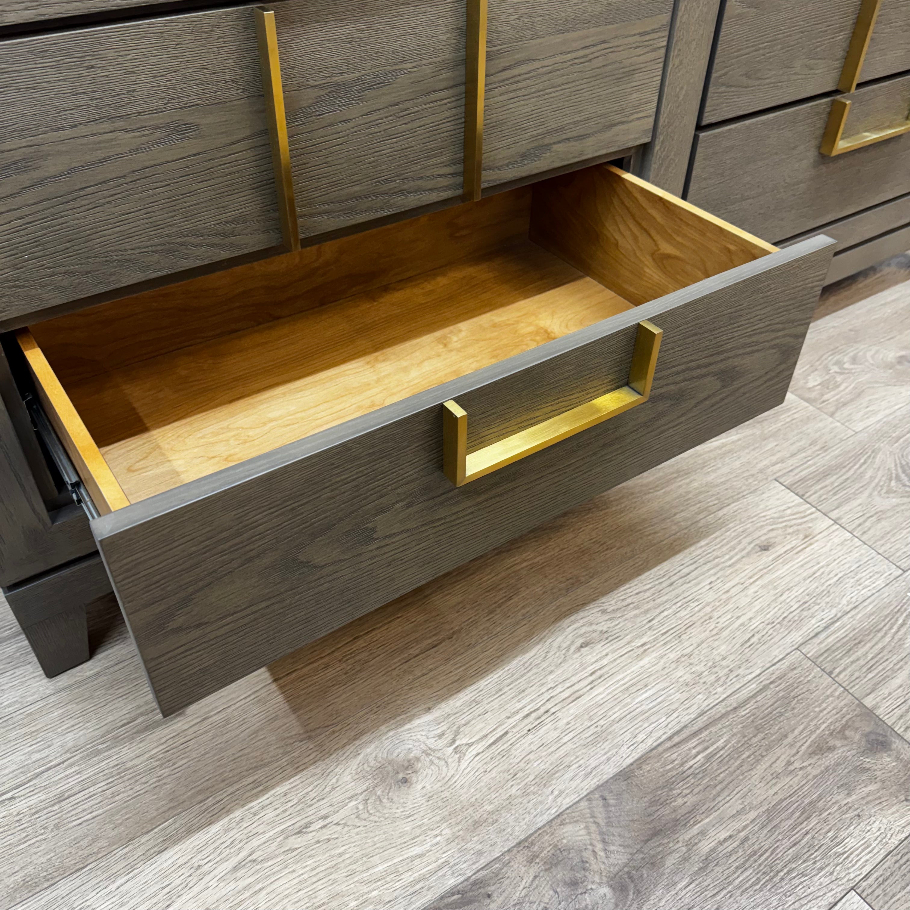 Berkeley Designs Lucca 6 Drawer Chest in Grey/Taupe - OUTLET
