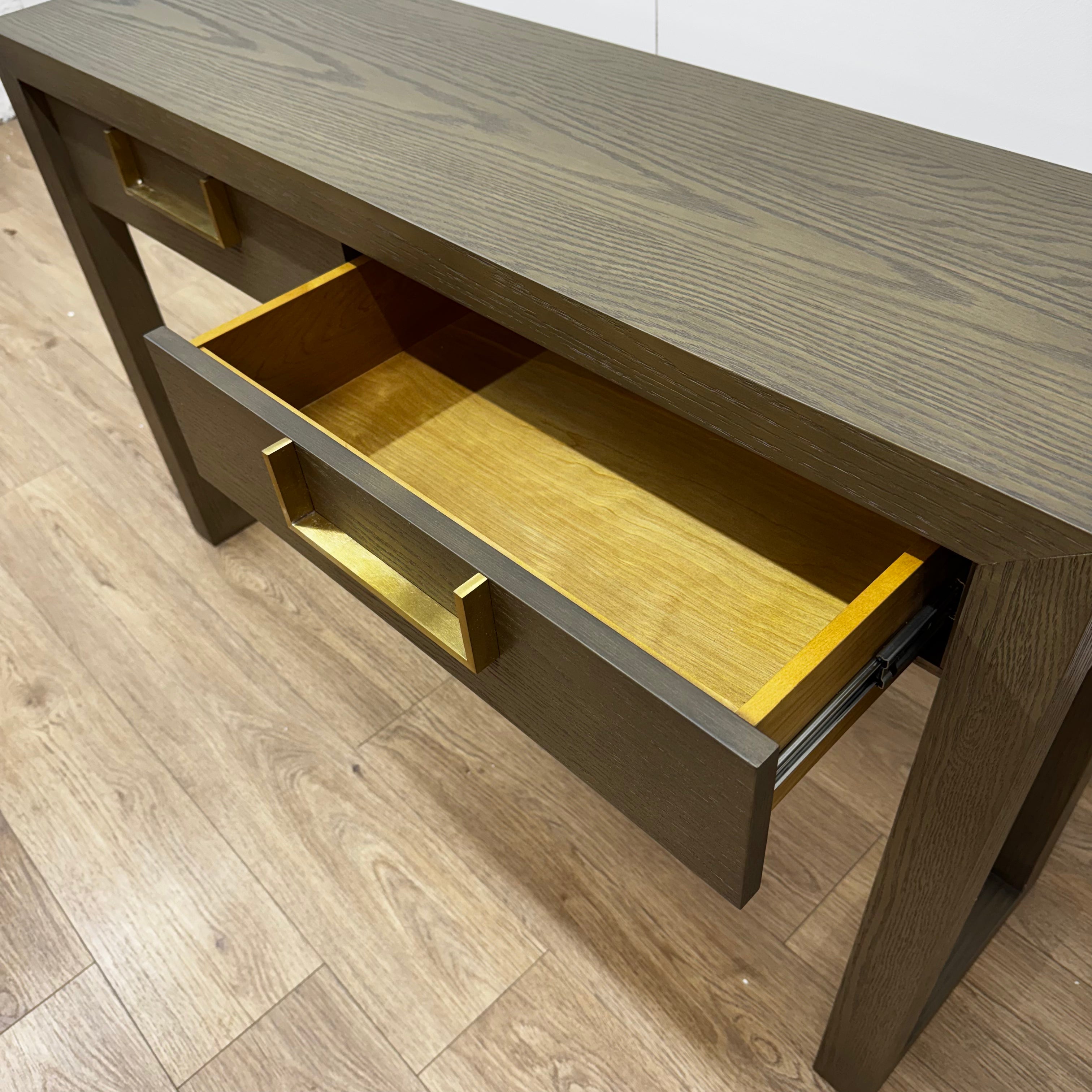 Berkeley Designs Lucca Console Table in Grey/Taupe - OUTLET