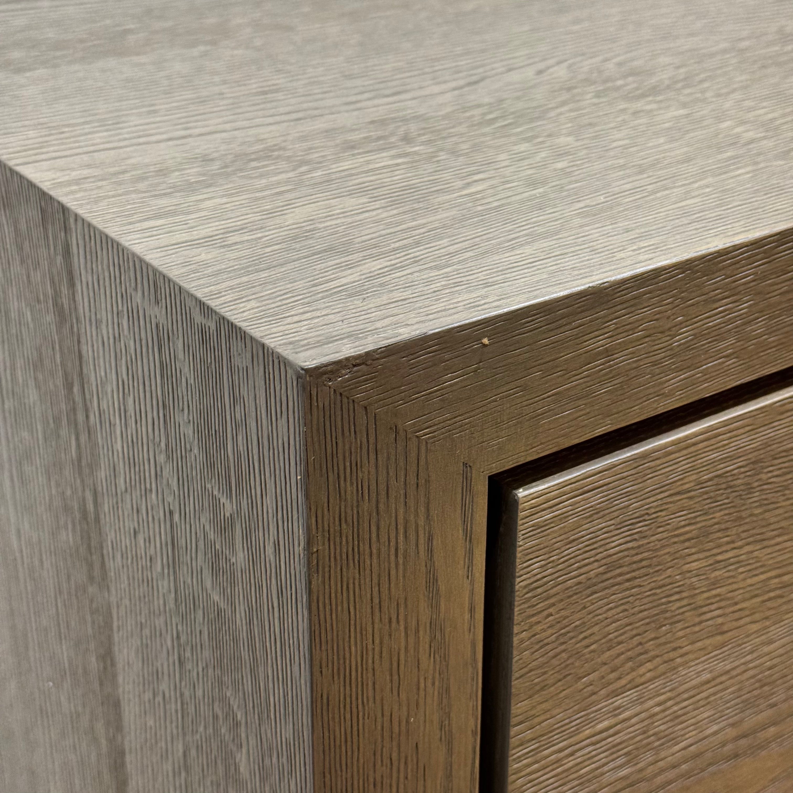 Berkeley Designs Lucca 5 Drawer Tall Chest of Drawers in Grey Oak Veneer - OUTLET
