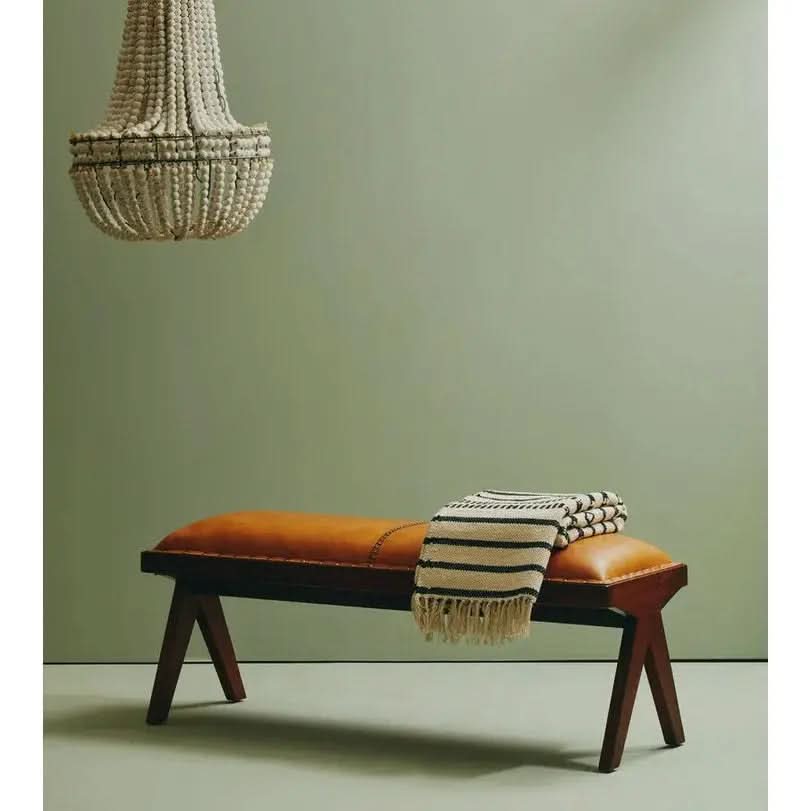 Ilva Bench with Inverted Base   Nicholas John Interiors