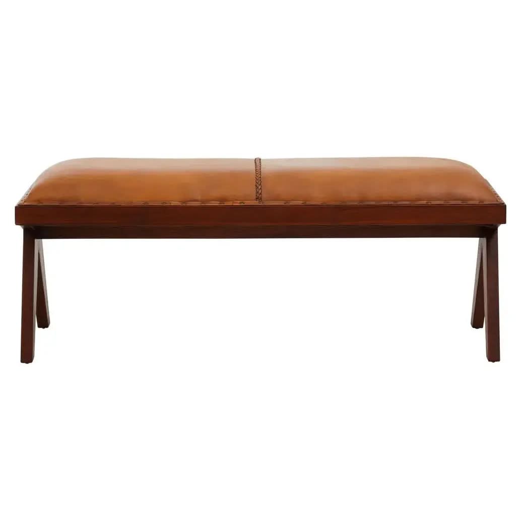 Ilva Bench with Inverted Base   Nicholas John Interiors