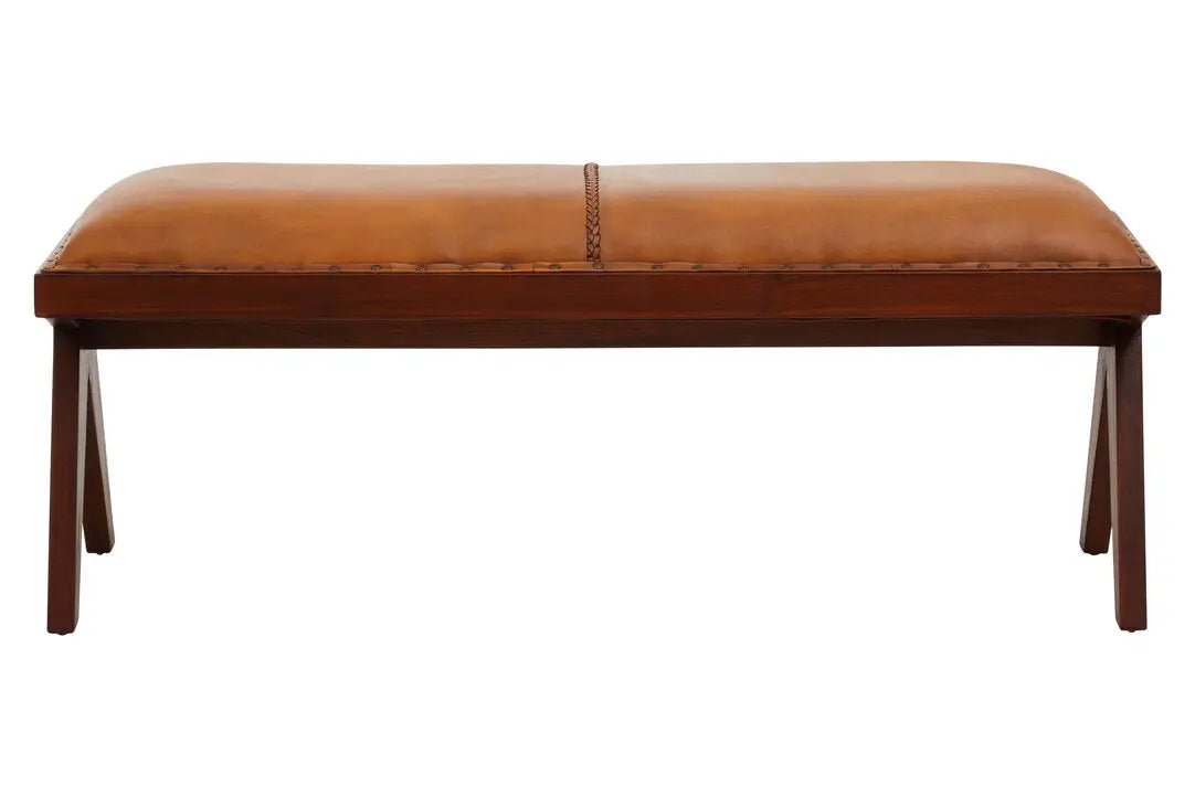 Ilva Bench with Inverted Base   Nicholas John Interiors
