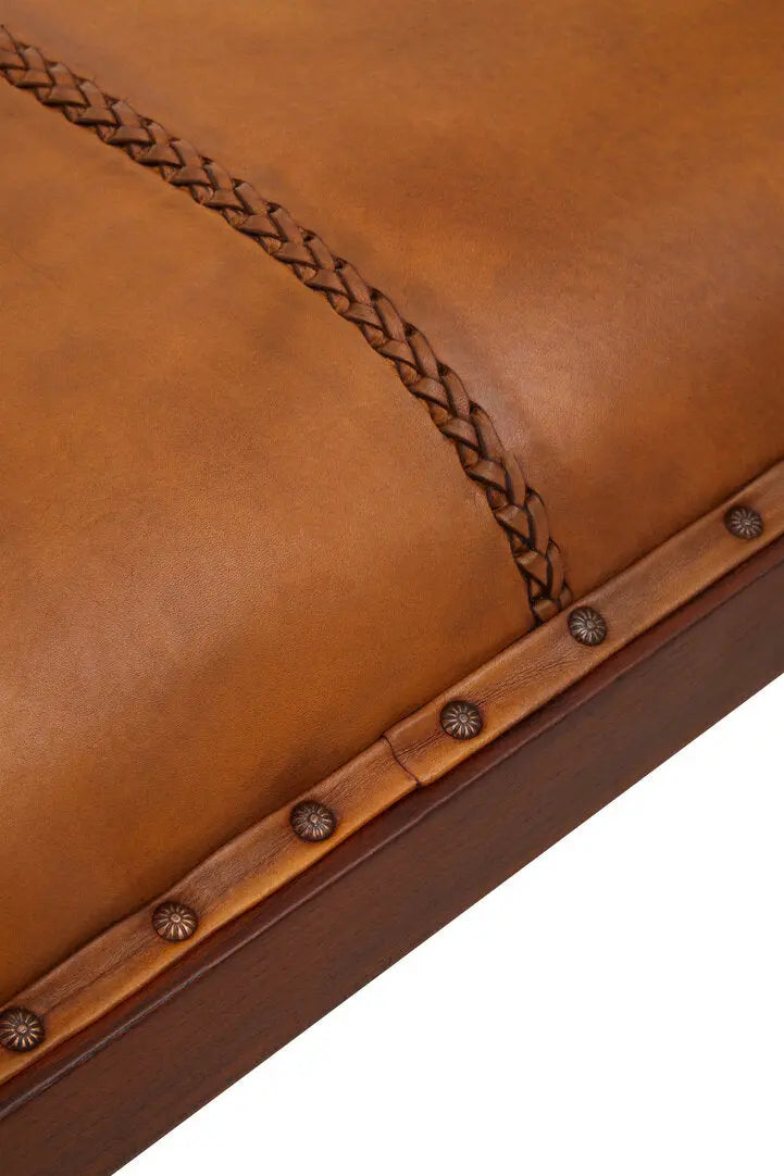 Ilva Bench with Inverted Base   Nicholas John Interiors