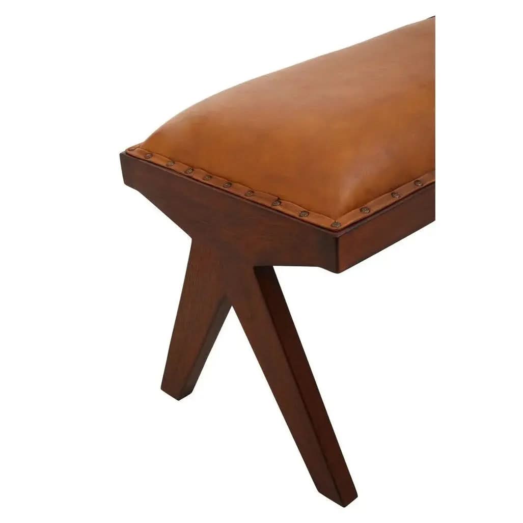 Ilva Bench with Inverted Base   Nicholas John Interiors